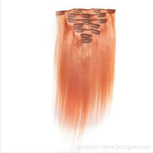 22-inch high-luminance color Brazilian Remy clip in hair